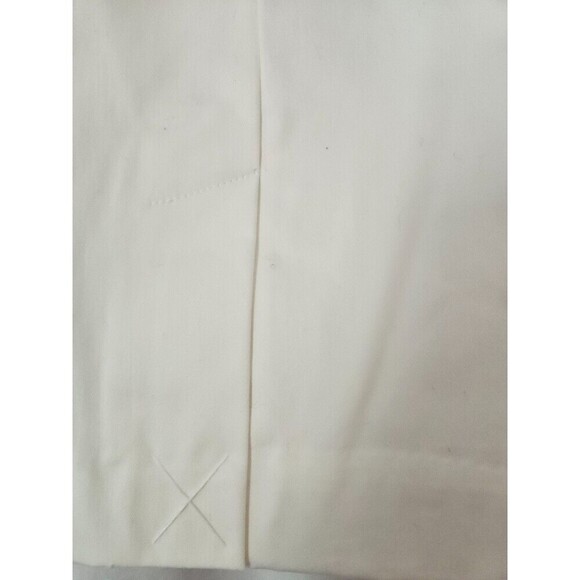 Worthington Women's Off White Knee Length Lined Straight Pencil Skirt Size 6 - Picture 4 of 10